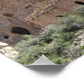 Pueblo Ruins in Bandelier National Monument, N.M. Poster (Hoek)