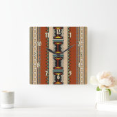 Pueblo Sand Vierkante Klok (Huis)