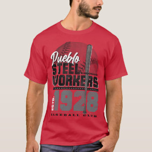 Pueblo Staalarbeiders Honkbal T-shirt