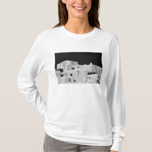 Pueblo stijl adobe Inn bij Loretto, Santa Fe, New T-shirt