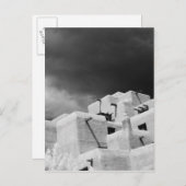 Pueblo stijladobe Inn in Loretto, Santa Fe, New 2 Briefkaart (Voorkant / Achterkant)