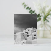 Pueblo stijladobe Inn in Loretto, Santa Fe, New 2 Briefkaart (Staand voorkant)