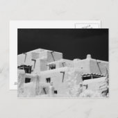 Pueblo stijladobe Inn in Loretto, Santa Fe, New Briefkaart (Voorkant / Achterkant)