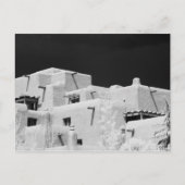 Pueblo stijladobe Inn in Loretto, Santa Fe, New Briefkaart (Voorkant)