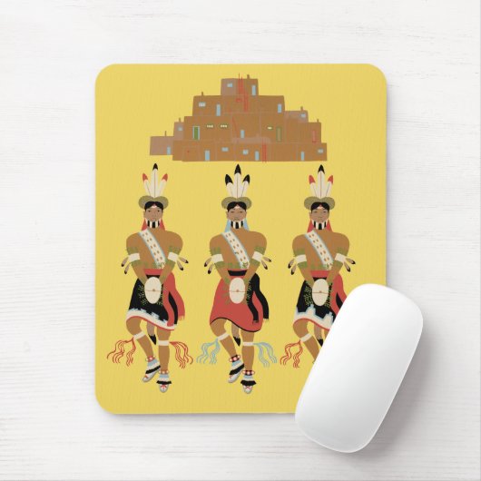 Pueblo Turtle Dancers Mousepad Muismat (Met muis)