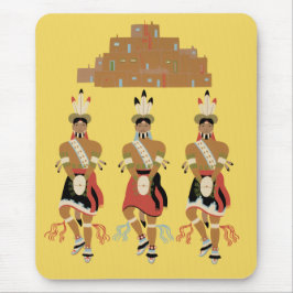 Pueblo Turtle Dancers Mousepad Muismat