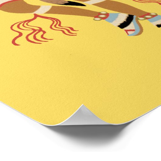 Pueblo Turtle Dancers Poster (Hoek)