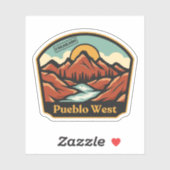 Pueblo West, Colorado Sticker (Vel)