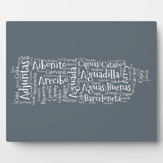 Pueblos 1 Puerto Rico Fotoplaat (Voorkant)