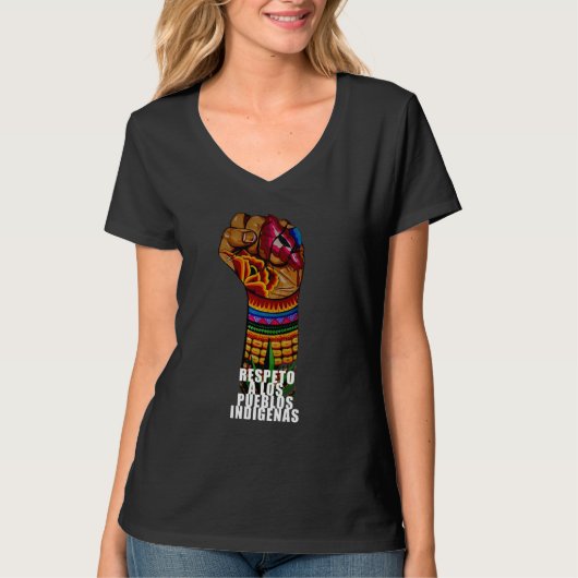 pueblos indigenas t-shirt (Voorkant)