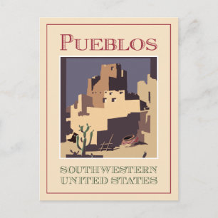 Pueblos Southwest Briefkaart
