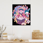 Puella Magi Magica Madoka - Charlotte en Friend Poster (Keuken)