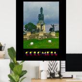 Puente de Boyacá Colombia Poster (Thuiskantoor)