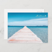 puente de la playa de Alcudia en Mallorca Briefkaart (Voorkant / Achterkant)