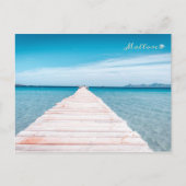 puente de la playa de Alcudia en Mallorca Briefkaart (Voorkant)