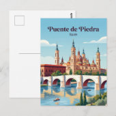 Puente de Piedra Spanje Briefkaart (Voorkant / Achterkant)