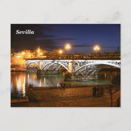 "Puente de Triana" Briefkaart (Voorkant)
