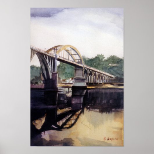 Puente del Pedrido (A Coruña) Poster (Voorkant)