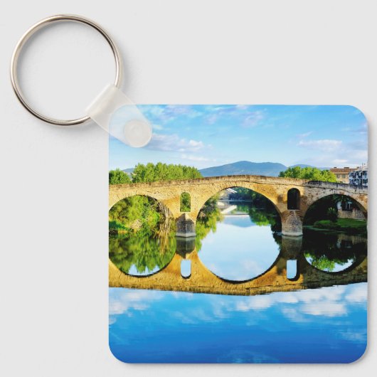 Puente La Reina Sleutelhanger (Voorkant)