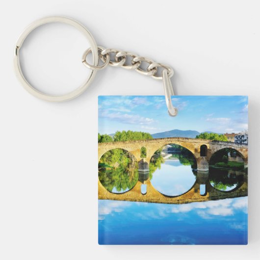 Puente La Reina Sleutelhanger (voorkant)
