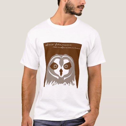 Pueo of Hawaiian Short Eared Owl T-shirt (Voorkant)