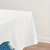 Pueple and Blue Mermaid Tail Tablecloth Tafelkleed (Voorbeeld)