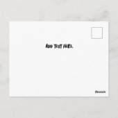 Puero Rico Flag Boricua Cute Simple Briefkaart (Achterkant)