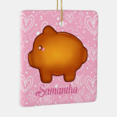 Puerquito de Piloncillo Pan Dulce Keramisch Ornament (Rechts)