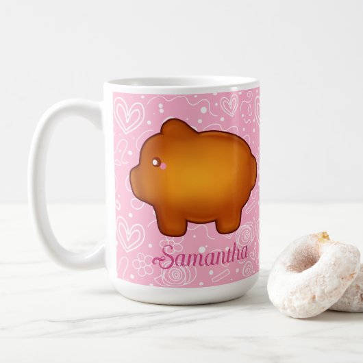 Puerquito de Piloncillo Pan Dulce Koffiemok (Met donut)