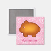 Puerquito de Piloncillo Pan Dulce Magneet (Voorkant / Achterkant)