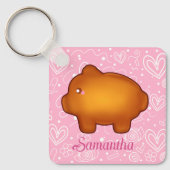 Puerquito de Piloncillo Pan Dulce Sleutelhanger (Voorkant)