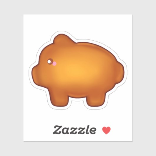 Puerquito de Piloncillo Pan Dulce Sticker (Vel)