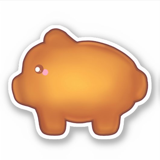 Puerquito de Piloncillo Pan Dulce Sticker (Voorkant)