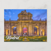 Puerta de Alcala, Madrid, Spanje Briefkaart (Voorkant)