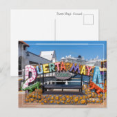 Puerta Maya Cozumel Ansichtkaart Briefkaart (Voorkant / Achterkant)