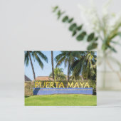 Puerta Maya-cruisehaven, Cozumel, Mexico Briefkaart (Staand voorkant)