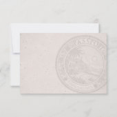 Puerta Vallarta Passport Wedding RSVP Kaart (Achterkant)
