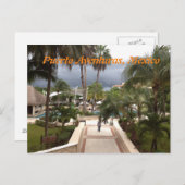 Puerto Aventuras, Mexico Post Card Briefkaart (Voorkant / Achterkant)