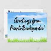Puerto Backyarda Cheap Vacation Briefkaart (Voorkant / Achterkant)