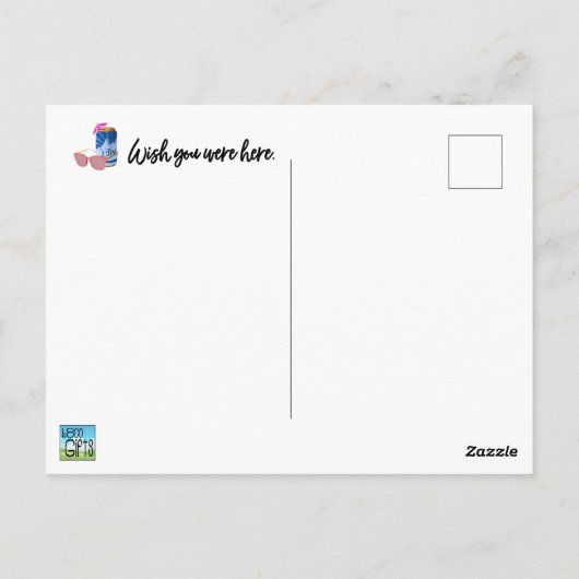 Puerto Backyarda Cheap Vacation Briefkaart (Achterkant)