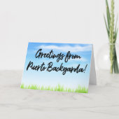 Puerto Backyarda Cheap Vacation Kaart (Voorkant)