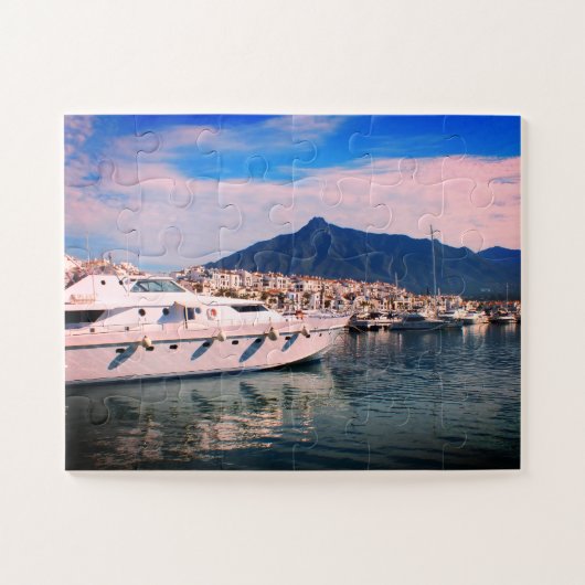 Puerto Banus haven Spanje Legpuzzel (Horizontaal)