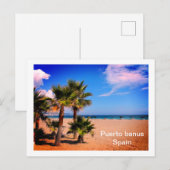 Puerto banus in Spanje Briefkaart (Voorkant / Achterkant)