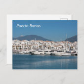 Puerto Banus Marina Briefkaart (Voorkant / Achterkant)