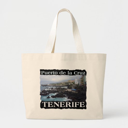 Puerto Cruz-tas Grote Tote Bag (Voorkant)