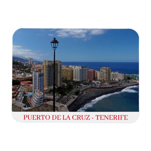 Puerto de la Cruz, Tenerife fridge magnet Magneet (Horizontaal)