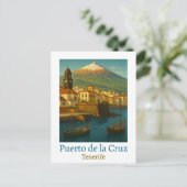  Puerto de la Cruz Tenerife Reizen Briefkaart (Staand voorkant)