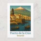  Puerto de la Cruz Tenerife Reizen Briefkaart (Voorkant)