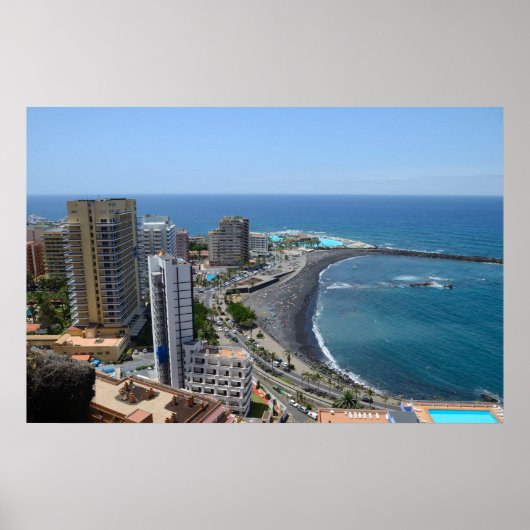 Puerto de la Cruz, Tenerife, Spanje Poster (Voorkant)