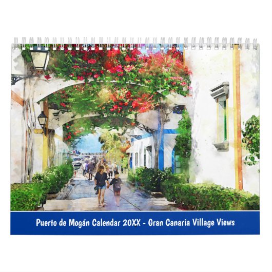 Puerto de Mogán Calendar 2026 – Gran Canaria Villa Kalender (Hoes)